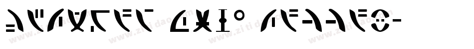 Omicron Zeta Hollow字体转换